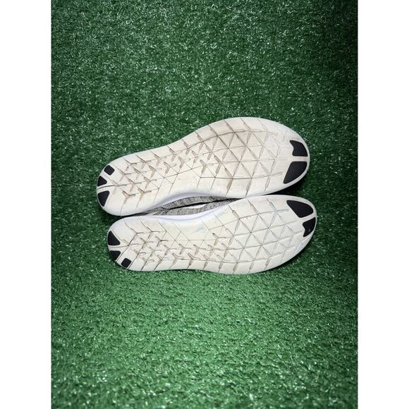 Nike Free RN Flyknit Womens Size 8.5 Black White Running Shoes Athletic Sneakers - Picture 9 of 10